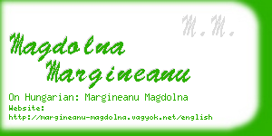 magdolna margineanu business card